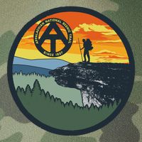 Appalachian Trail Hiker McAfee's Knob Tee Legacy Tie Dye Trucker Hat