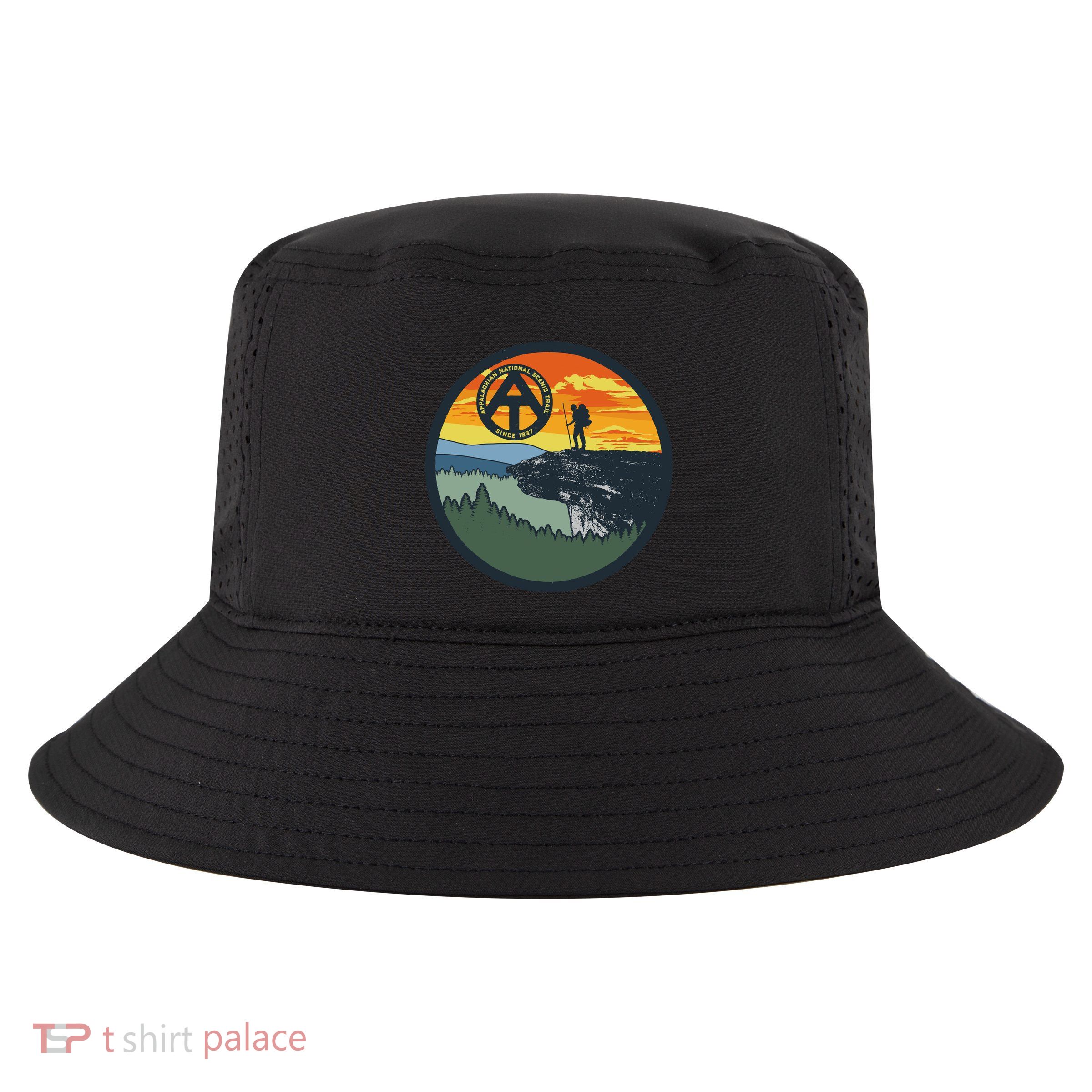 Appalachian Trail Hiker McAfee's Knob Tee Cool Comfort Performance Bucket Hat