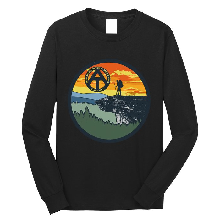 Appalachian Trail Hiker McAfee's Knob Tee Long Sleeve Shirt