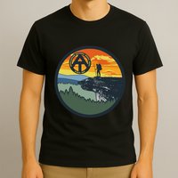 Appalachian Trail Hiker McAfee's Knob Tee T-Shirt