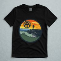 Appalachian Trail Hiker McAfee's Knob Tee T-Shirt