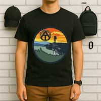 Appalachian Trail Hiker McAfee's Knob Tee T-Shirt
