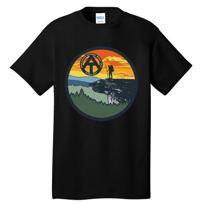 Appalachian Trail Hiker McAfee's Knob Tee Tall T-Shirt