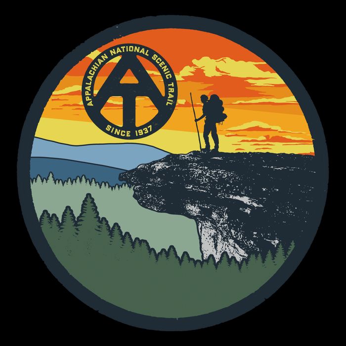Appalachian Trail Hiker McAfee's Knob Tee Sustainable Bucket Hat