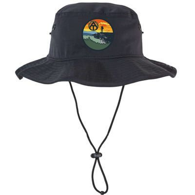 Appalachian Trail Hiker McAfee's Knob Tee Legacy Cool Fit Booney Bucket Hat