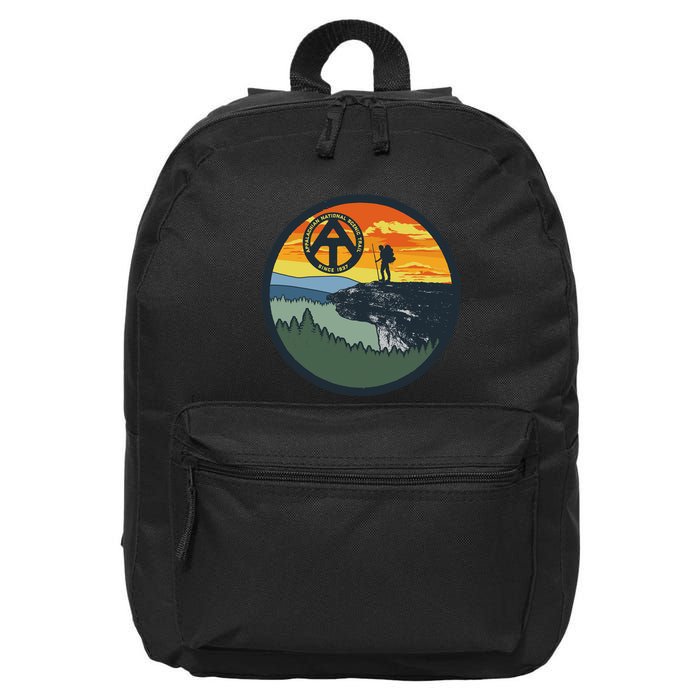 Appalachian Trail Hiker McAfee's Knob Tee 16 in Basic Backpack