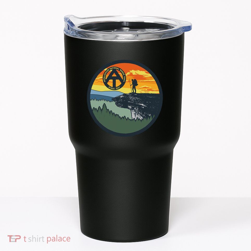 Appalachian Trail Hiker McAfee's Knob Tee Tumbler