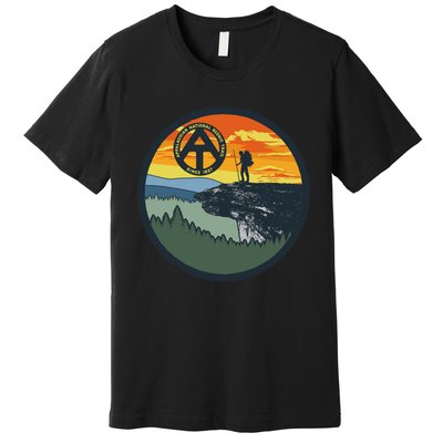 Appalachian Trail Hiker McAfee's Knob Tee Premium T-Shirt