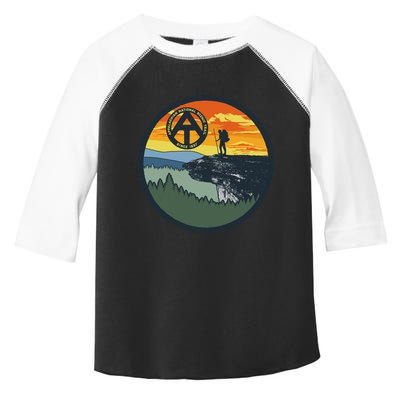 Appalachian Trail Hiker McAfee's Knob Tee Toddler Fine Jersey T-Shirt