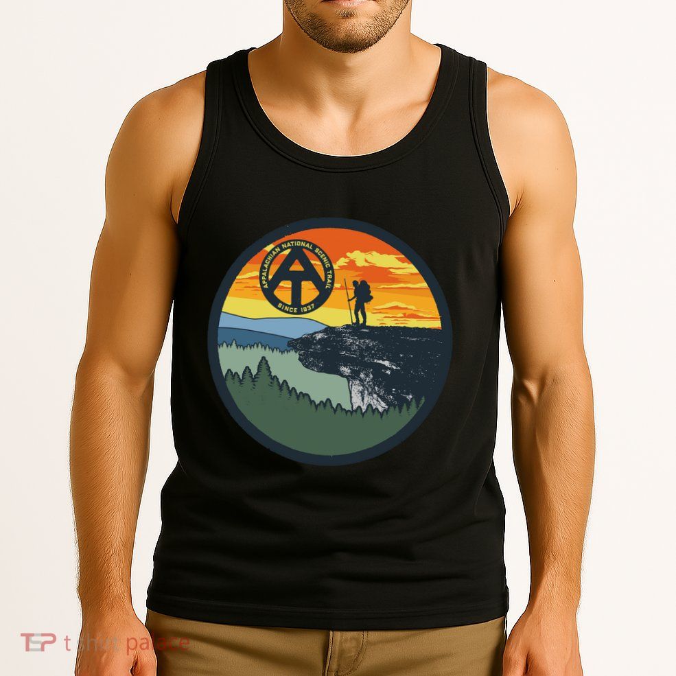Appalachian Trail Hiker McAfee's Knob Tee Tank Top