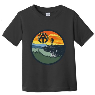 Appalachian Trail Hiker McAfee's Knob Tee Toddler T-Shirt