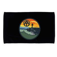 Appalachian Trail Hiker McAfee's Knob Tee Microfiber Hand Towel