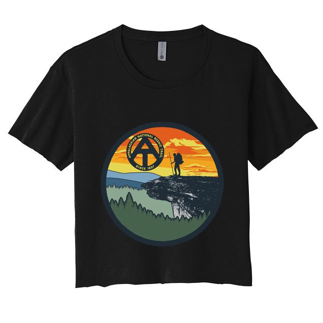 Appalachian Trail Hiker McAfee's Knob Tee Crop Top