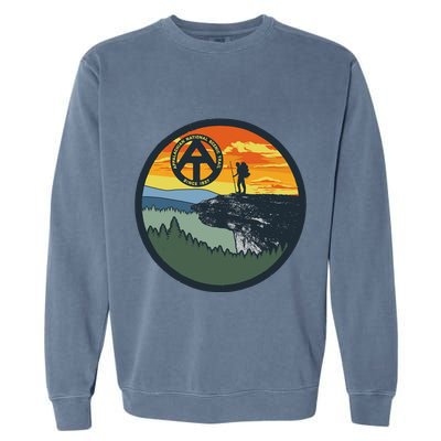 Appalachian Trail Hiker McAfee's Knob Tee Garment-Dyed Sweatshirt