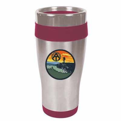 Appalachian Trail Hiker McAfee's Knob Tee 16oz Travel Tumbler