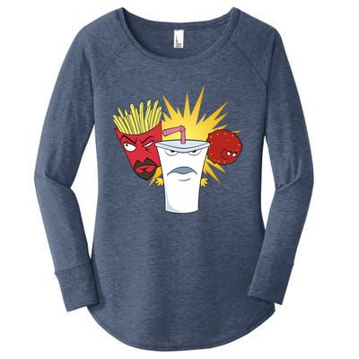 Aqua Teen Hunger Force Women's Perfect Tri Tunic Long Sleeve Shirt