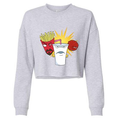 Aqua Teen Hunger Force Cropped Pullover Crew