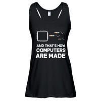 And ThatS How Computers Are Made Engineer Programmer Ladies Essential Flowy Tank