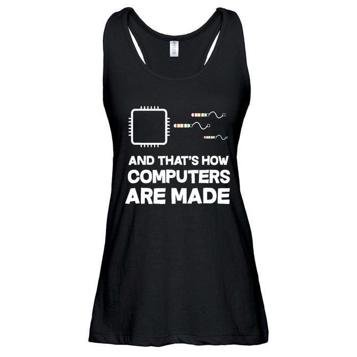 And ThatS How Computers Are Made Engineer Programmer Ladies Essential Flowy Tank