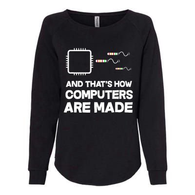 And ThatS How Computers Are Made Engineer Programmer Womens California Wash Sweatshirt