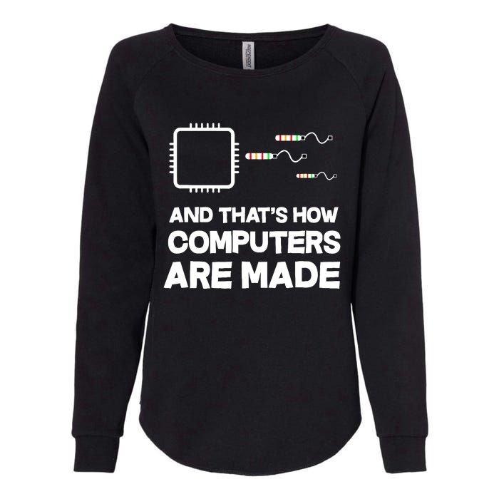 And ThatS How Computers Are Made Engineer Programmer Womens California Wash Sweatshirt