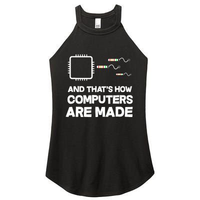 And ThatS How Computers Are Made Engineer Programmer Women’s Perfect Tri Rocker Tank