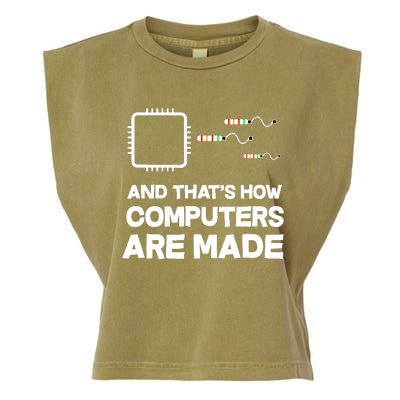 And ThatS How Computers Are Made Engineer Programmer Garment-Dyed Women's Muscle Tee