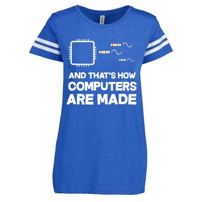 And ThatS How Computers Are Made Engineer Programmer Enza Ladies Jersey Football T-Shirt