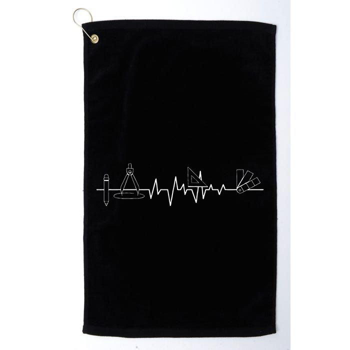 Architecture Tool Heartbeat Architect Architectural Design Golf Towel