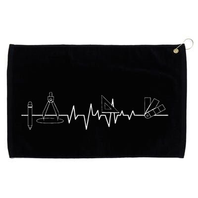 Architecture Tool Heartbeat Architect Architectural Design Grommeted Golf Towel