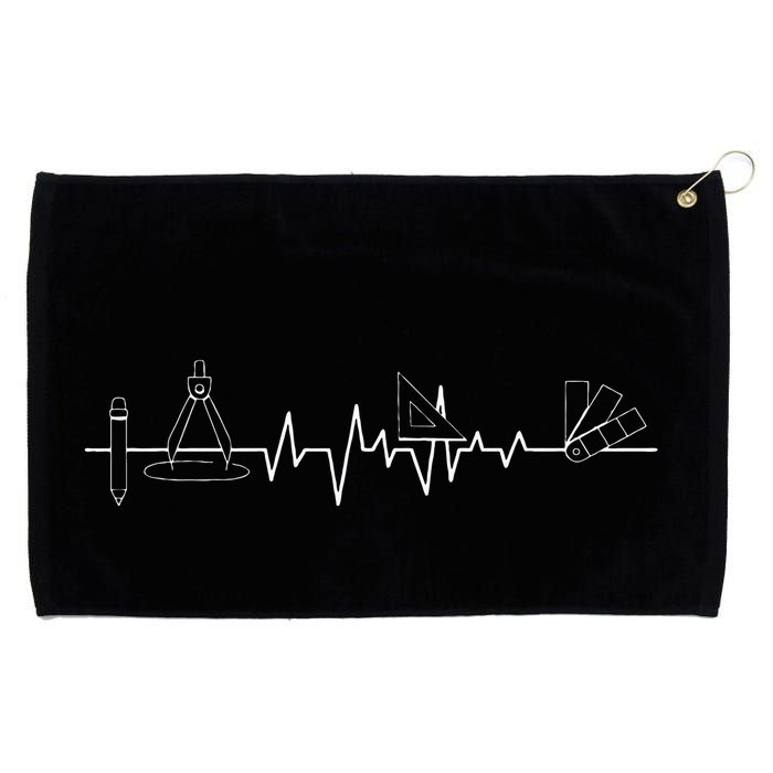 Architecture Tool Heartbeat Architect Architectural Design Grommeted Golf Towel