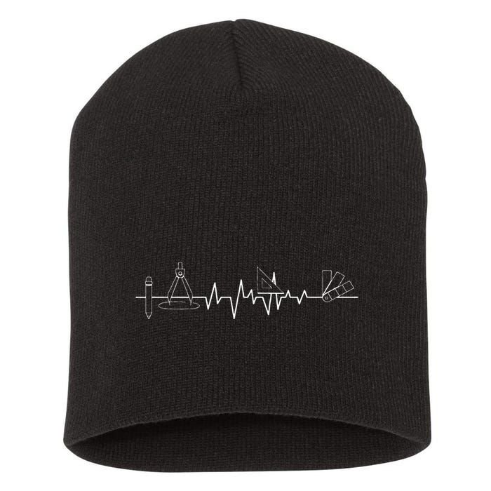 Architecture Tool Heartbeat Architect Architectural Design Short Acrylic Beanie
