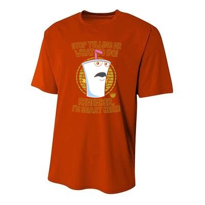 Aqua Teen Hunger Force Stop Cool Gift Youth Performance Sprint T-Shirt