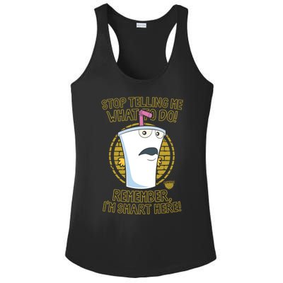 Aqua Teen Hunger Force Stop Cool Gift Ladies PosiCharge Competitor Racerback Tank