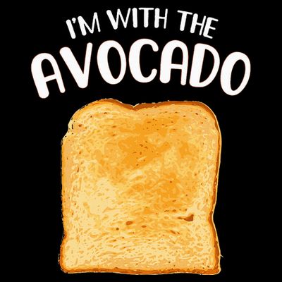 Avocado Toast Halloween Costume Funny T-Shirt