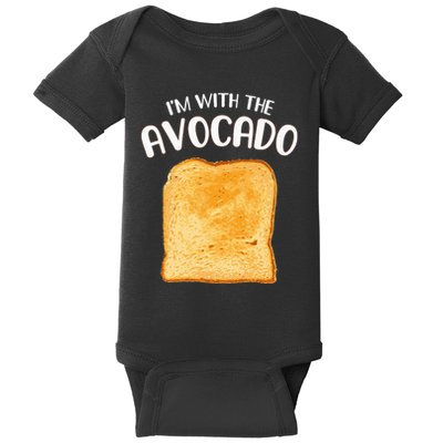 Avocado Toast Halloween Costume Funny Baby Bodysuit