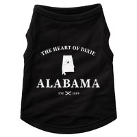 Alabama The Heart Of Dixie Doggie Tank
