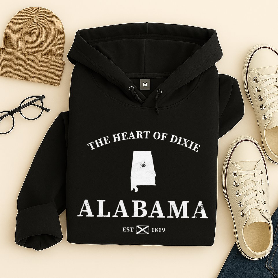 Alabama The Heart Of Dixie Hoodie