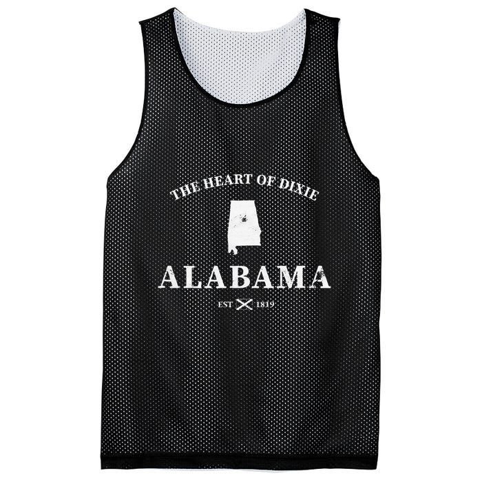 Alabama The Heart Of Dixie Mesh Reversible Basketball Jersey Tank