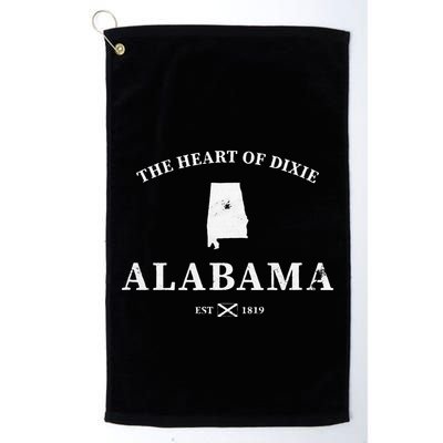 Alabama The Heart Of Dixie Golf Towel