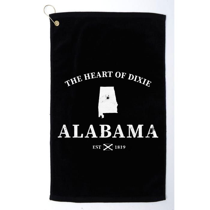 Alabama The Heart Of Dixie Golf Towel