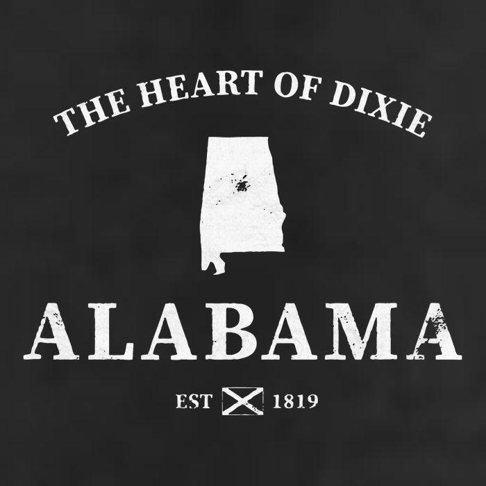 Alabama The Heart Of Dixie Golf Towel