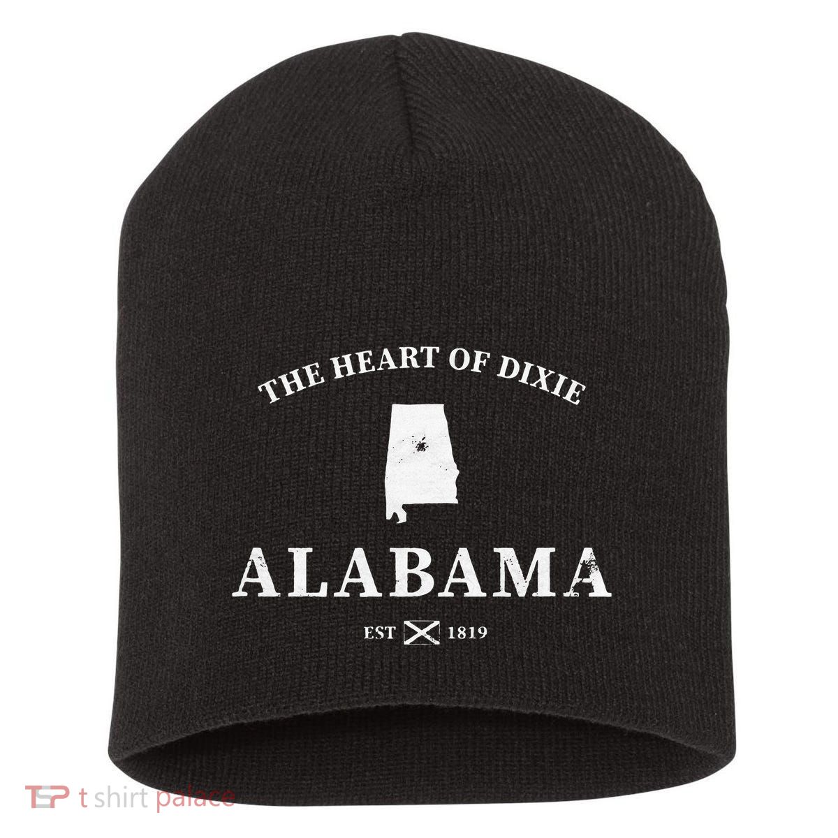 Alabama The Heart Of Dixie Short Acrylic Beanie