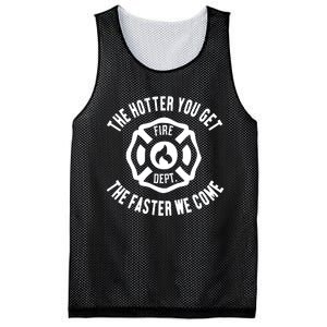 Ahh The Hotter You Get The Faster We Come Fire Dept New Mesh Reversible Basketball Jersey Tank