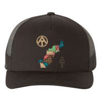 Appalachian Trail Hiking Map Yupoong Adult 5-Panel Trucker Hat