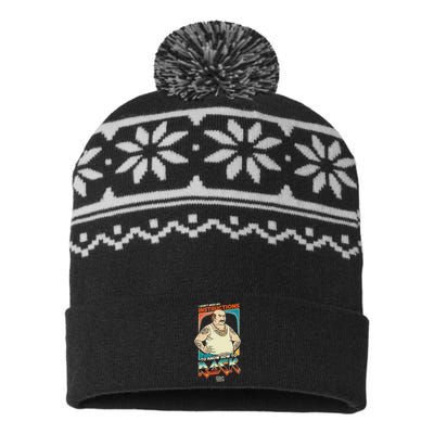 Aqua Teen Hunger Force Carl DonT Need Instructions To Rock USA-Made Snowflake Beanie