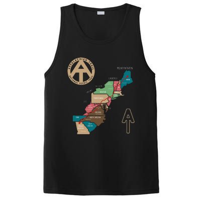 Appalachian Trail Hiking Map PosiCharge Competitor Tank