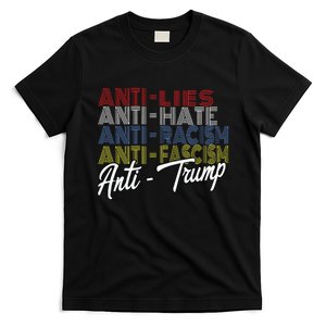 Anti Trump Hate Lies And Fascism Resist Vote Nov 5 2024 T-Shirt