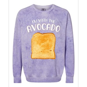 Avocado Toast Halloween Costume Hilariously Clever! Colorblast Crewneck Sweatshirt