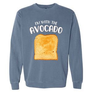 Avocado Toast Halloween Costume Hilariously Clever! Garment-Dyed Sweatshirt